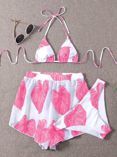 Adjustable Three-piece Bikini Straps Swimsuit Women - ROUTINE FASHION